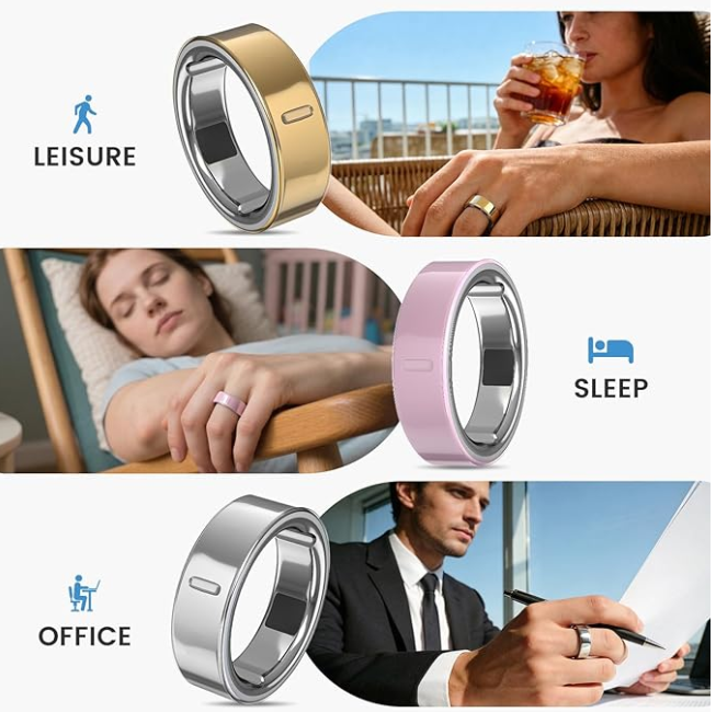 BandRain Ultra-Thin Clear Skin Protector for Oura Ring Gen 4/4 Ceramic/Gen 3, Invisible Transparent Anti-Scratch Protective Film Smart Rings Cover, Size: M for 9/10/11