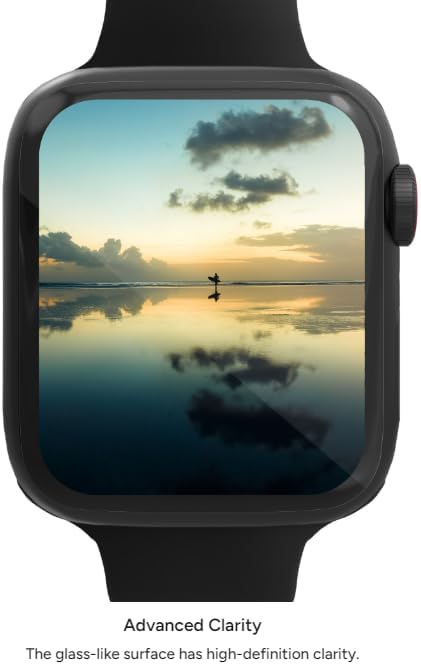 ZAGG Ultra Clear Film Screen Protector for Apple Watch Series 11/10, Watch Size: 42mm – Impact & Scratch Protection, Self-Healing Nano Technology, High-Definition Clarity, Easy Installation - Image 5