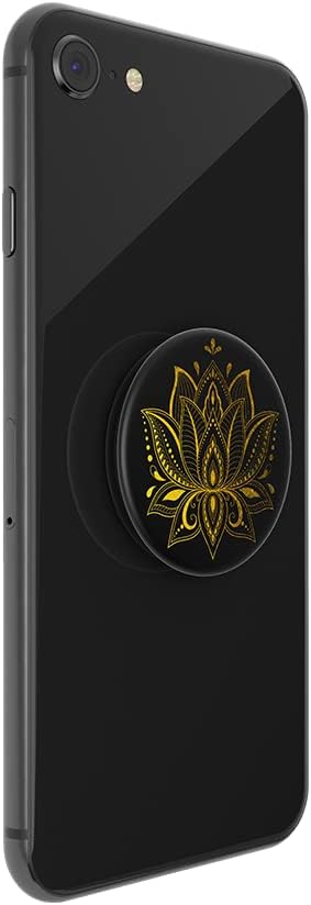 PopSockets Adhesive Phone Grip, Holder, Phone Stand, Celestial - Golden Prana Black - Image 4
