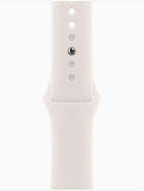 Apple Watch SE 3 [GPS + Cellular, 40mm] Midnight Aluminum Case with Starlight Sport Band, S/M (Renewed) - Image 3