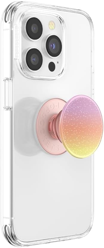 PopSockets Adhesive Phone Grip, Holder, Phone Stand, Glitter - Aura Sunrise - Image 3