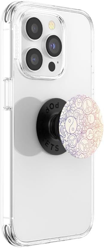 PopSockets Adhesive Phone Grip, Holder, Phone Stand, Fun - Peace and Love - Image 2