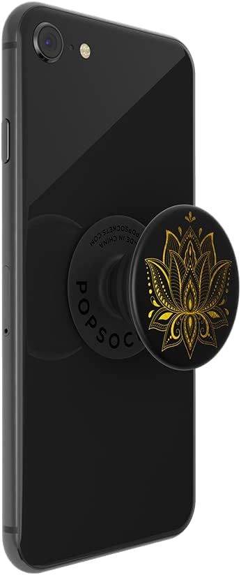 PopSockets Adhesive Phone Grip, Holder, Phone Stand, Celestial - Golden Prana Black - Image 5
