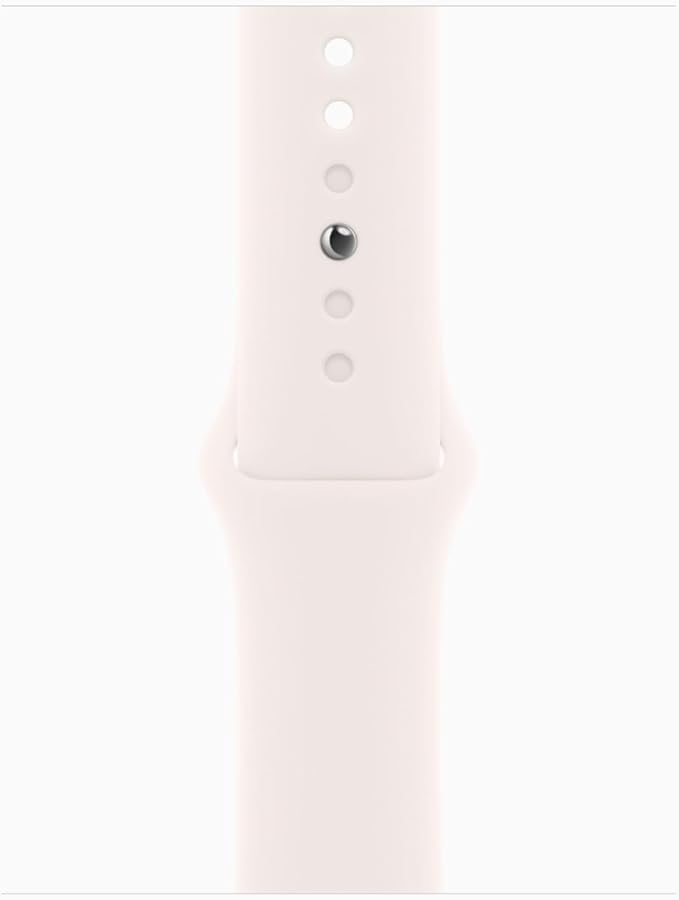 Apple Watch SE 3 [GPS + Cellular, 40mm] Starlight Aluminum Case with Light Blush Sport Band, S/M (Renewed) - Image 3