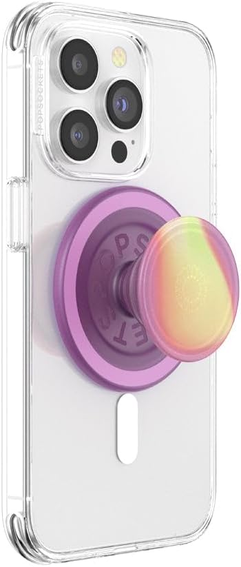 PopSockets Phone Grip for MagSafe, Magnetic Holder, Phone Stand, Purple - Aurange - Image 6