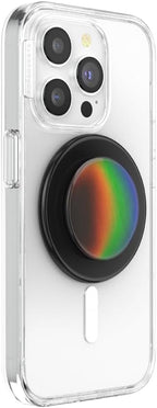 PopSockets Phone Grip for MagSafe, Magnetic Holder, Phone Stand, Black - Thermocromatic - Image 2