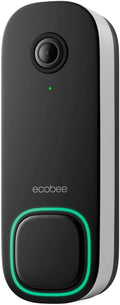 ecobee Smart Video Doorbell Camera (Wired) - with Industry Leading HD Camera, Smart Security, Night Vision, Person and Package Sensors, 2-Way Talk, and Video & Snapshot Recording by ecobee