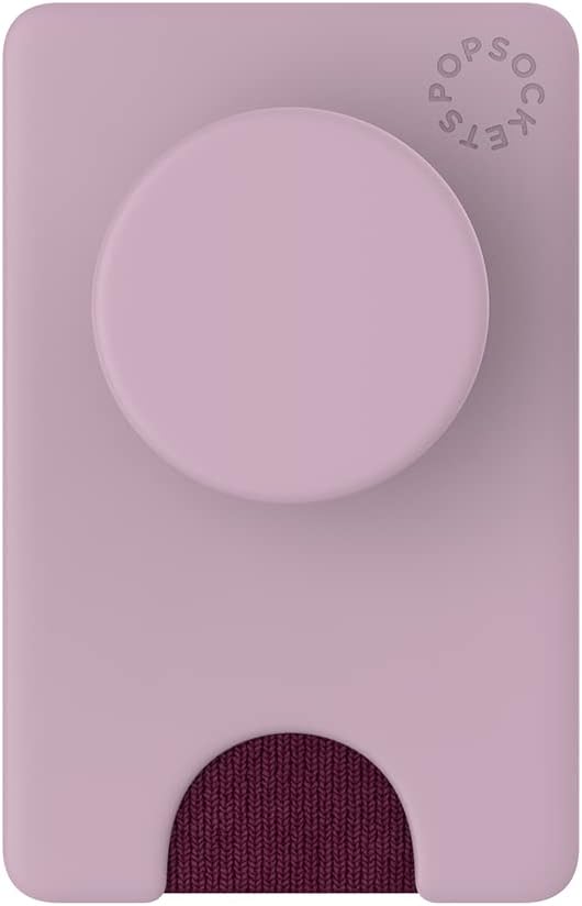 PopSockets Adhesive Phone Wallet and Card Holder with Grip, Light Pink - Blush Pink - Image 5