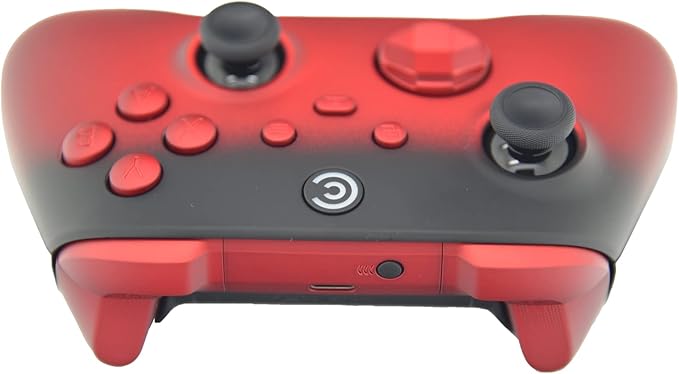 Custom Controllerzz Designer Series Custom Wireless Controller for PC, Windows, Xbox Series X/S & Xbox One - Multiple Designs Available (Red & Black w/Red Inserts) - Image 3