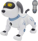 Fisca Remote Control Dog, RC Robotic Stunt Puppy Voice Control Toys Handstand Push-up Electronic Pets Dancing Programmable Robot with Sound for Kids Boys and Girls Age 6, 7, 8, 9, 10 Year Old by FiscaToys