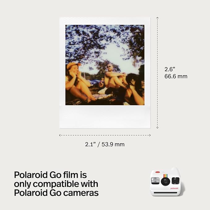 Polaroid Go Color Film - Black Frame (16 Photos) (6211) - Only Compatible with Polaroid Go Camera - Image 5