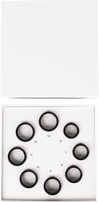 Smart Ring Sizing Kit - 8 Sizes (6-13) for Men & Women - Accurate Measurement Tool for Smart Rings - Find Before Purchase - Jewelry Sizer Guide for Engagement & Wedding Bands by TIAZUUX