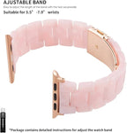 HOPO Compatible With Apple Watch Band 38mm 40mm 41mm 42mm 44mm 45mm 46mm 49mm,Resin Watch Strap Bracelet Wristband Fashion Lightweight Replacement For iWatch Bands Series 11 Ultra 10 9 8 7 6 5 4 3 2 1 SE for Women Men - Image 6