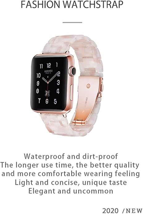 Light House Apple Watch Bands-Fashion Lightweight Resin iWatch Bands for Women Men 38mm/40mm/41mm/42mm(Series 11 10), 49mm/46mm/45mm/44mm/42mm(S 3 2 1), Compatible with Apple Watch Series 11 SE 10 9 8 7 6 5 4 3 Ultra - Image 7