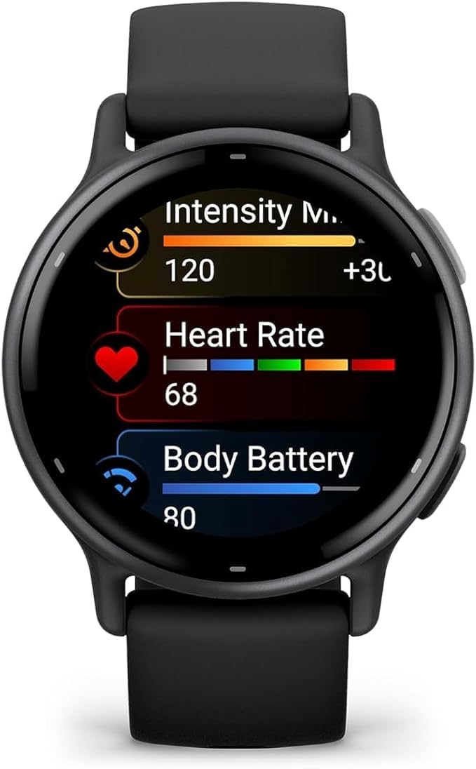Garmin vívoactive 5, Health and Fitness GPS Smartwatch, AMOLED Display, Up to 11 Days of Battery (Renewed) (Black) - Image 2
