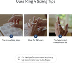 Oura Ring 4 - Brushed Silver - Size 13 - Sleep, Activity, Women’s Health, AI Advisor, Up to 8 Days of Battery Life, Size Before You Buy, Android & iOS Compatible - Image 7