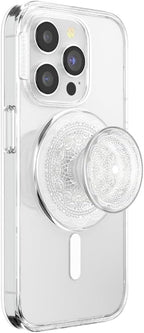PopSockets Phone Grip for MagSafe, Magnetic Holder, Phone Stand, Clear - Doily Life by PopSockets