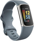 Fitbit Charge 5 Advanced Fitness & Health Tracker with Built-in GPS, Stress Management Tools, Sleep Tracking, 24/7 Heart Rate and More, One Size (S &L Bands Included) (Renewed) by Amazon+Renewed