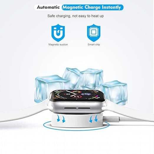 Fast Charger for Apple Watch Charger, USB C 20W iPhone Watch Charger Plug Adapter & Long 6.6FT iWatch Portable Wireless Fast Charging Cable Cord Compatible with Apple Watch Series 9/8/7/SE/6/5/4/3/2/1 - Image 5