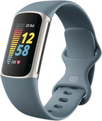 Fitbit Charge 5 Advanced Fitness & Health Tracker with Built-in GPS, Stress Management Tools, Sleep Tracking, 24/7 Heart Rate and More, One Size (S &L Bands Included) (Renewed) - Image 3