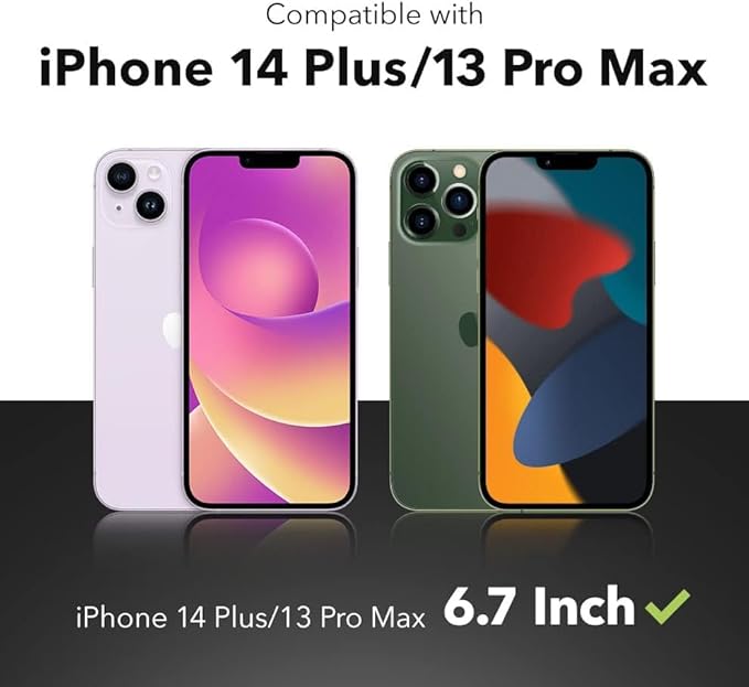 ZAGG Glass+ Screen Protector for iPhone 14 Plus/ 13 Pro Max - 3X Shatter Protection, High Scratch Resistance, Oil-Resistant, Reinforced Edges,InvisibleShield, Easy Install - Image 2