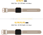 Sport Band Compatible with Apple Watch Bands 49mm 46mm 45mm 44mm 42mm 41mm 40mm 38mm, Soft Silicone Replacement Strap with Classic Clasp for iWatch Series 11 10 9 8 7 6 5 4 3 2 1 SE Ultra Women Men - Image 3