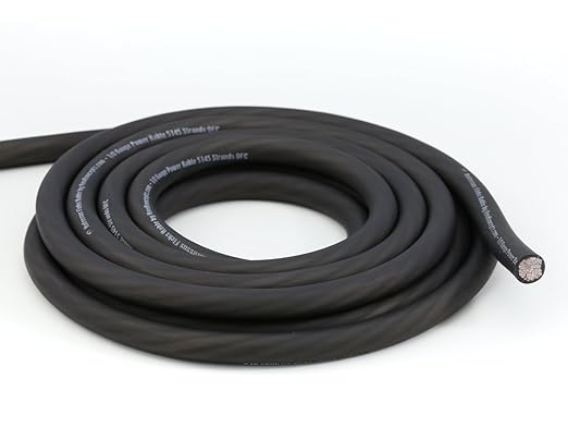 KnuKonceptz Kolossus Flex Kable OFC 8 Gauge Power Wire Copper Cable Black (10 ft) 8 AWG - Image 2