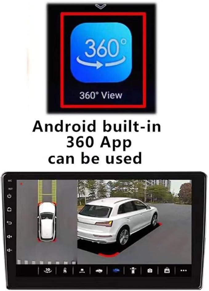BY-J 360-Degree Panoramic Camera System for Android, 3D 1080P, with Mounting Accessories and Video Cables (360 Camera-1080P) - Image 3