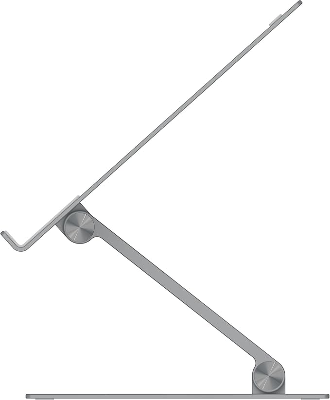 Razer Adjustable Laptop Stand: Supports Phones, Tablets, Laptops, Macbooks up to 18" - Adjust Height and Tilt - Durable Aluminum Construction - Vented Design - Foldable for Storage & Travel - Mercury - Image 10