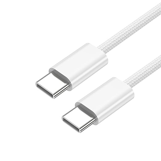 240W MacBook Charger Cord USB C to C Super Fast Charging Cable Type-C Braided Compatible MacBook Pro Air Charging Cord/iPhone 16/15/17 Pro Max 17E, iPad, Samsung Galaxy S26 Ultra A17 A16 [6FT 2-Pack] - Image 2