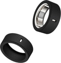 Cover Compatible for Oura Ring 4/Gen 3 Horizon/Gen 3 Heritage,Charging Directly,Silicone Anti-Scratch Elastic Ring Finger Case Woking Out Gym for Women Men -Black+Black -Size 5 by Snyeest