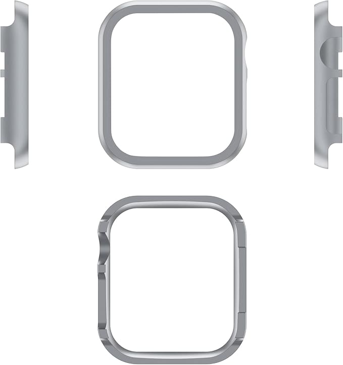 Case Aluminum Compatible with iWatch Series 11 42mm, Women Men Metal Stainless Steel Cases Lightweight Slim Protective Cover Scratch Resistant Bling Case Compatible with Apple Watch 42mm Series 10/11 - Image 4