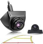Car Backup Camera with Dynamic Trajectory Guide Line, GreenYi HD 960x720 Reverse Rear/Front/Side View Cam, Adjustable Fisheye Lens, Waterproof Night Vision 170 Degree Wide View(Black) by GreenYi