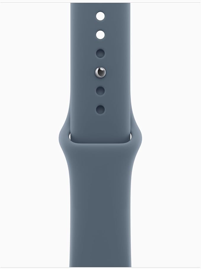 Apple Watch SE 3 [GPS, 40mm] Starlight Aluminum Case with Anchor Blue Sport Band, S/M (Renewed) - Image 3
