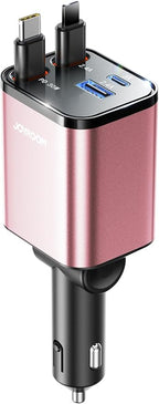 [2026 Upgrade] Retractable Car Charger 84W Car Charger USB C for iPhone 17 16 Fast Charging, Pink Car Accessories, Car Phone Charger Adapter for iPhone 17 Air 16 15 Pro Max, Pixel - Image 9