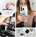 ​​​​PopSockets Phone Grip with Expanding Kickstand, Adhesive Grip, Cute PopSockets - Translucent Bee Boho - Image 6