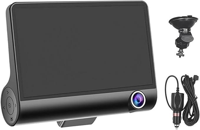 Inch LCD-Screen 1080P 3 Channel for Car Camera 1080P Video Recorder Dashcam View Camera Accessory by Unknown