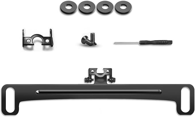 1 PC Universal Car Rear View Camera License Plate Bracket, Rearview Camera Mount Reverse Cam Holder, Installation Holder for Backup View License Plate Holders, Universal for Cars (Black) by Unknown