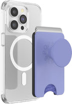 PopSockets Phone Wallet for MagSafe, Phone Card Holder with Grip, Purple - Deep Periwinkle by PopSockets