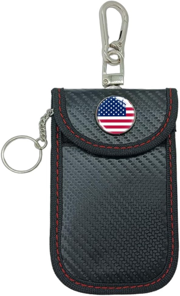 Faraday Bags, Car RFID Blocking Holder Pouch Key Fob Protector Cage, Signal Block Anti-Theft Fob Case by WESTCREEKS