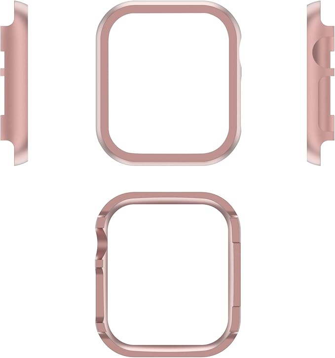 Case Frame Compatible with iWatch 10, Stainless Steel Protector Cases Scratch Resistant Metal Frame Cover Ultra-Thin Shell Aluminum Rugged Shell Shockproof Compatible with Apple Watch 46mm Serie 10/11 - Image 4