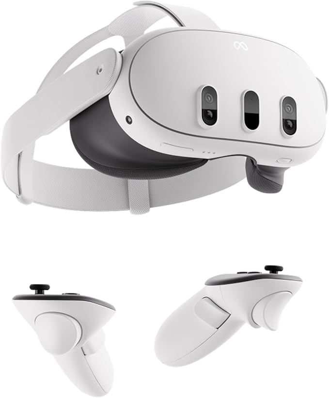Meta Quest 3 128Gb – bahnbrechende Mixed Reality – leistungsstarke Technologie – Asgarth's Wrath 2 Bundle by Meta+Quest