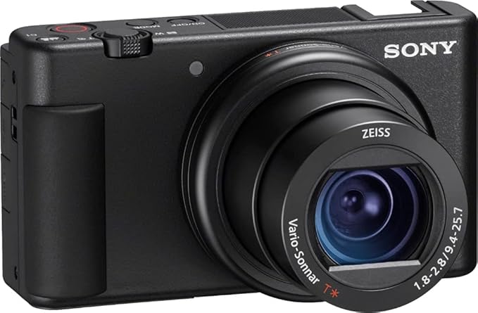 Sony ZV-1 Digital Camera for Content Creators, Vlogging and YouTube with Flip Screen, Built-in Microphone, 4K HDR Video, Touchscreen Display, Live Video Streaming, Webcam by Sony