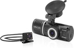 Minolta 3-Channel 1080p Car Camcorder with Rear Camera - Full HD Dash Cam, Inside Cabin Infrared Night Vision, 170° Wide Angle Lens, G-Sensor, Loop Recording, Motion Detection, 2.45" LCD Screen by Minolta