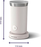 Philips Baristina Milk Frother - Foam milk perfectly​. Hot and Cold. Dairy and Non-Dairy. Easy to Clean. for Philips Baristina Espresso Machines. Milky White (BAR311/00) - Image 7