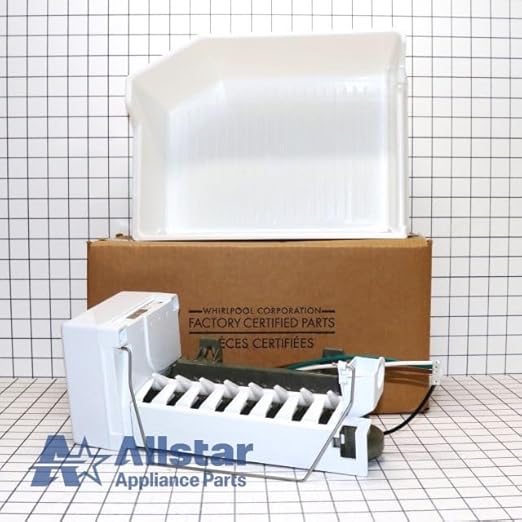 W11517113 Refrigerator Ice Maker Assembly and 5 Pin-4 Wire Harness - Image 2