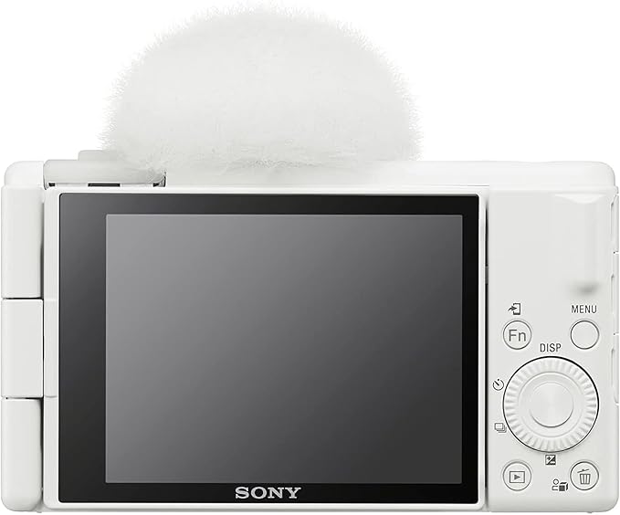 Sony ZV-1F Vlog Camera with 4K Video & 20.1MP for Content Creators and Vloggers White ZV-1F/W | Official Sony USA Partner Model | Bundle with Deco Gear Case + Extra Battery + Filter Kit & Accessories - Image 4