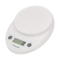 Escali Primo Digital Food Scale Multi-Functional Kitchen Scale and Baking Scale for Precise Weight Measuring and Portion Control, 8.5 x 6 x 1.5 inches, White by Escali