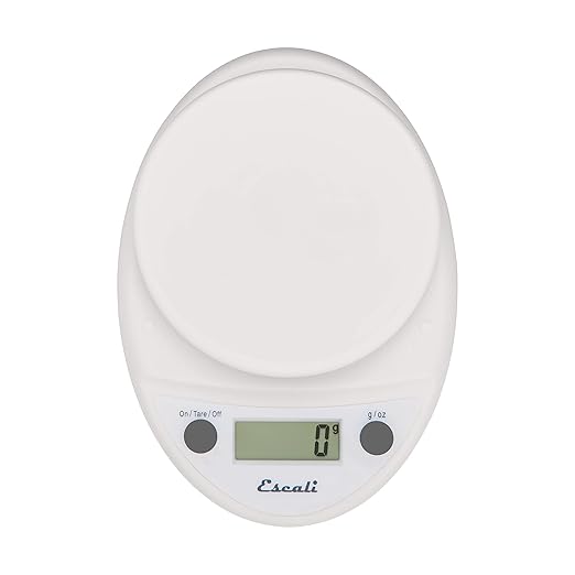 Escali Primo Digital Food Scale Multi-Functional Kitchen Scale and Baking Scale for Precise Weight Measuring and Portion Control, 8.5 x 6 x 1.5 inches, White - Image 6