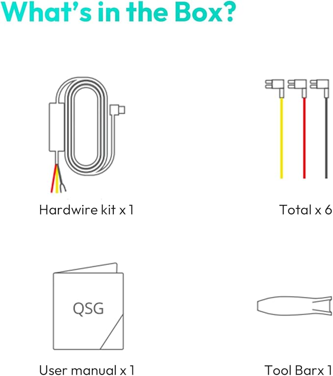 BOTSLAB Hardwire Kit Type C Exclusive for BOTSLAB Dash Cam G980H/G980H Pro/G980H Muiti Channel Dash cam - Image 8